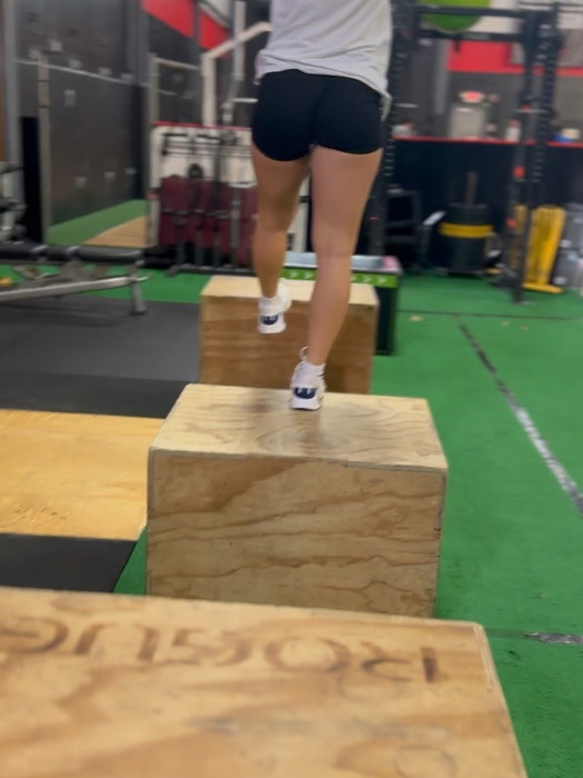 A person working out