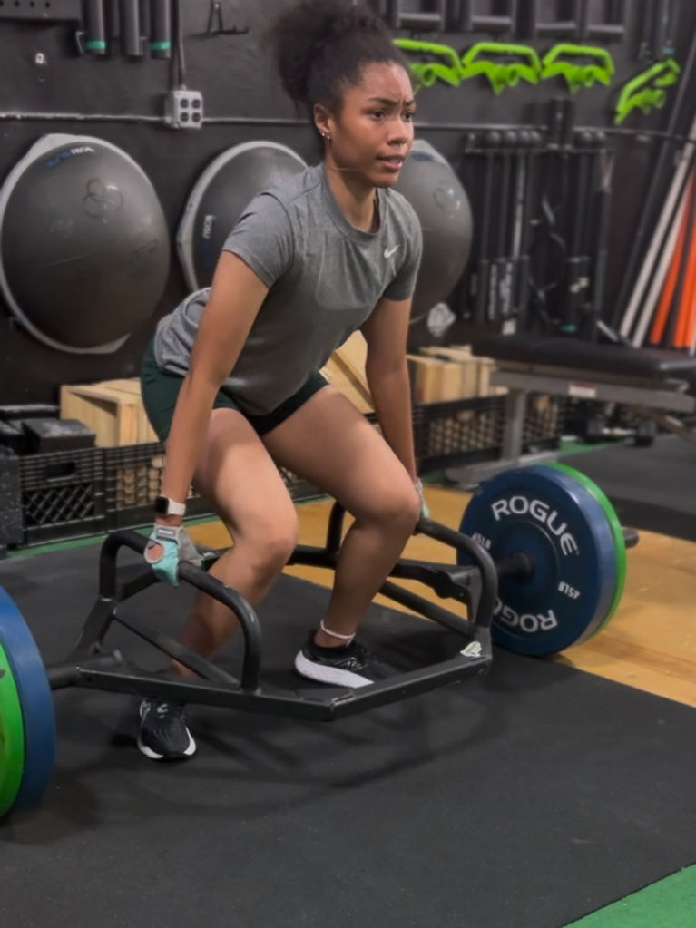 A person working out