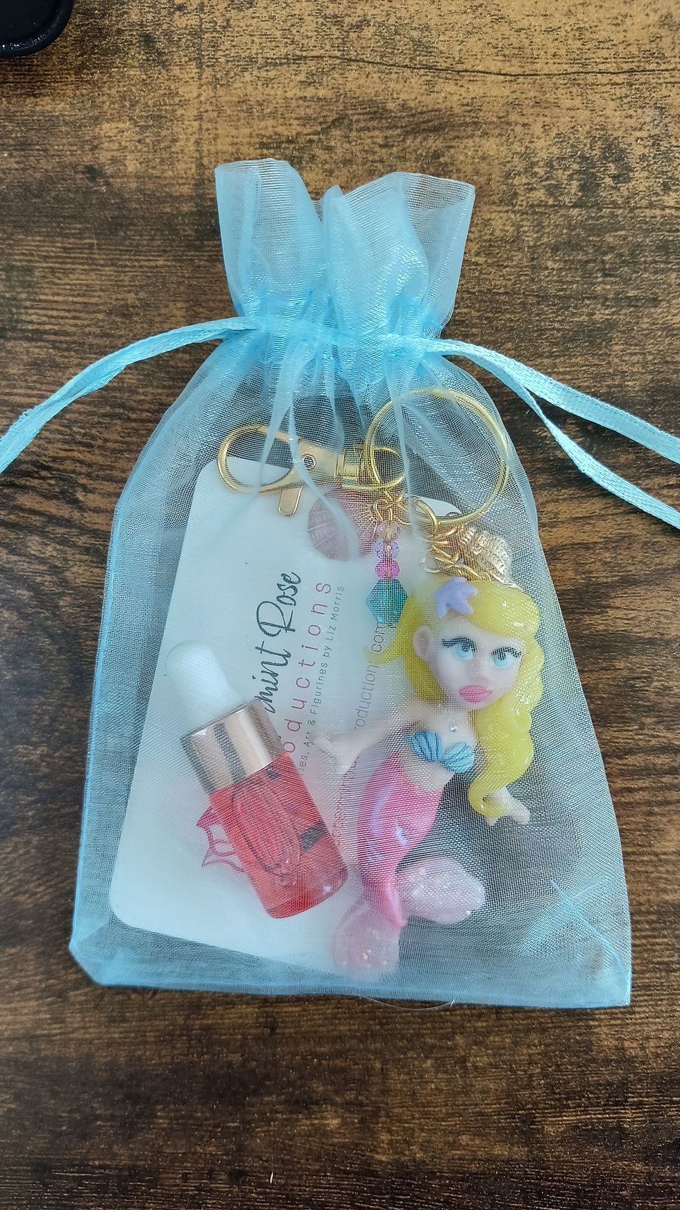 Thumbnail: Mishelle - Scented Custom Mermaid Keychain & Mini Perfume Oil