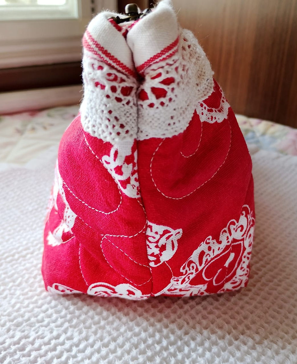 Thumbnail: Large Quilted Stationery Pouch