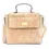 Thumbnail: Gold & Natural Satchel Bag