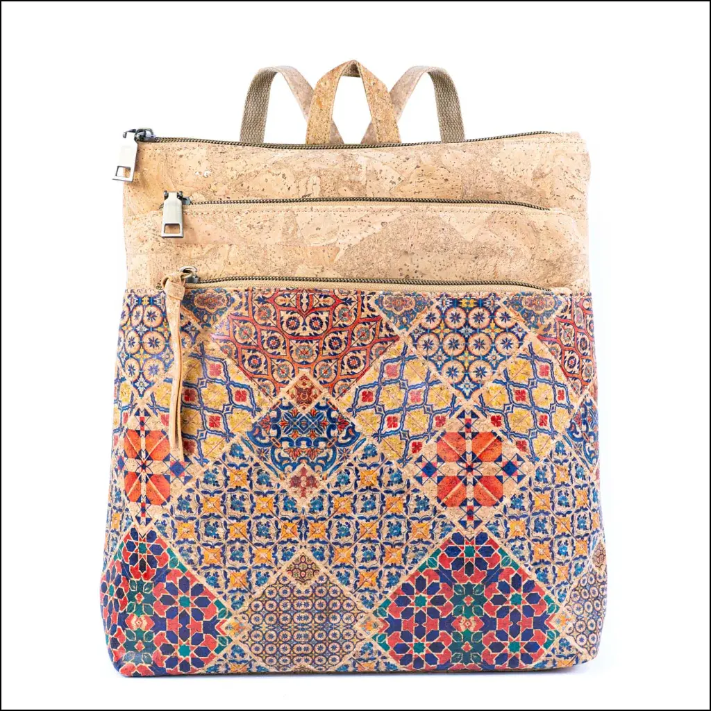 Floral Tiles Backpack