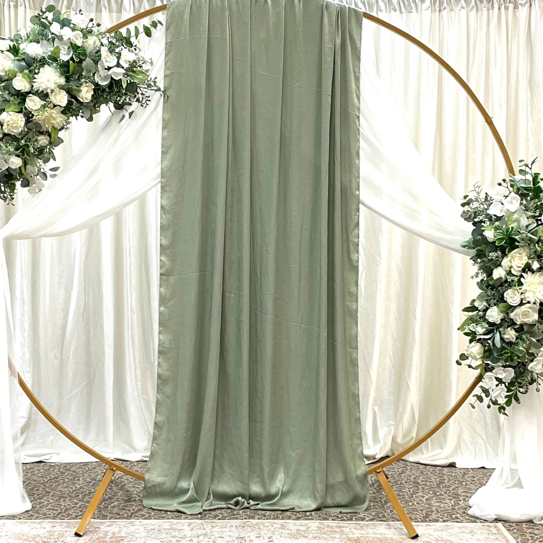 Sage Draping Fabric