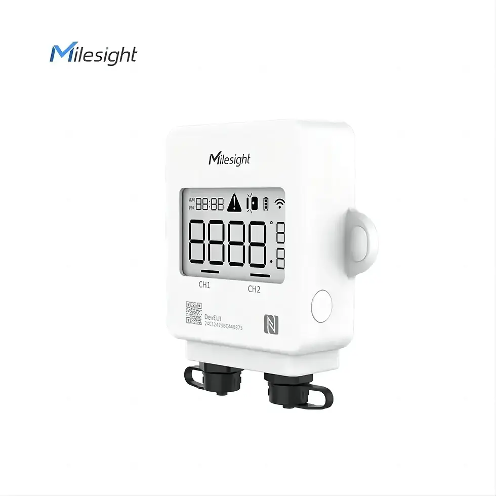 Thumbnail: LoRaWAN Temperature Sensor (Cold Chain, HACCP Monitoring, IP65 Industrial IoT)