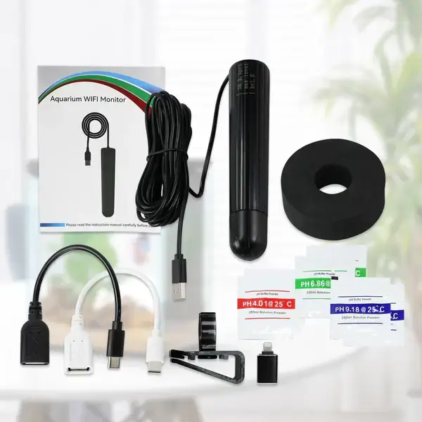 Thumbnail: WiFi 7-in-1 Smart Water Quality Probe | Aquarium, Hydroponics & Aquaculture