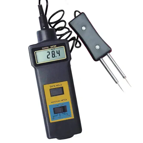 Thumbnail: 2-in-1 Moisture & Temperature Meter – High Accuracy with Self-Calibration & Fast
