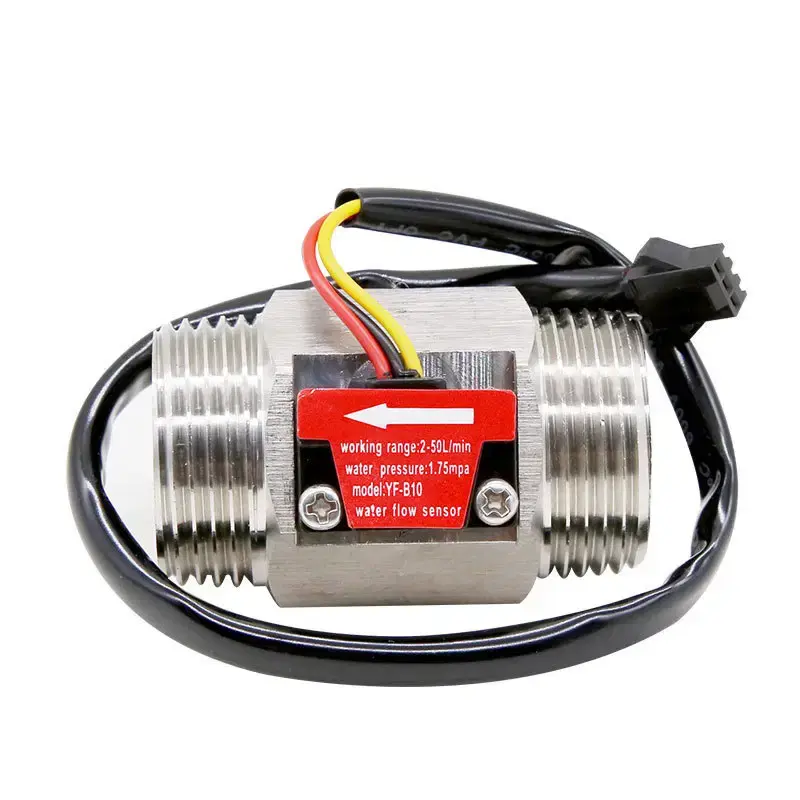 Thumbnail: Stainless Steel Hall-Effect Flow Sensor – 1/2" to 2"