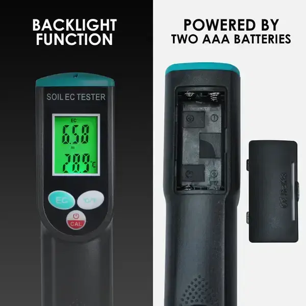 Thumbnail: Waterproof Soil EC and Temperature Meter