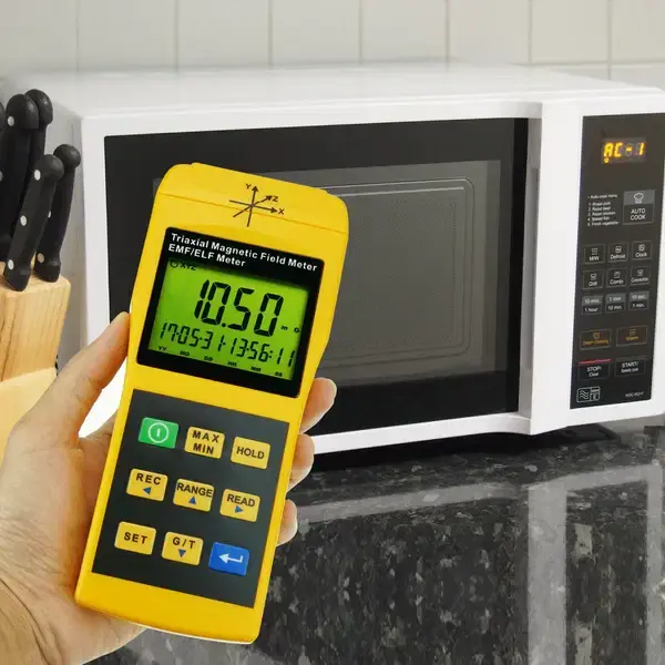 Thumbnail: Digital Mini Triple Axis 2000Hz EMF ELF Magnetic Field Meter