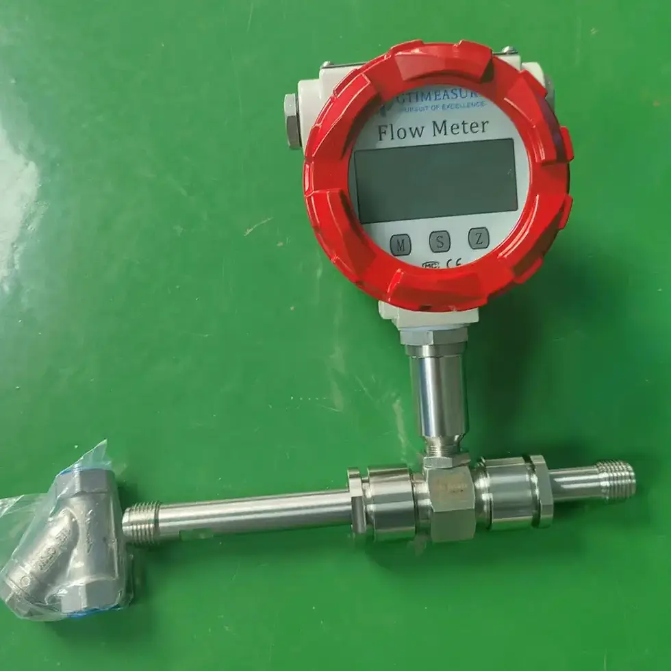 Thumbnail: Small Liquid Turbine Flow Meter – Pulse Output, Threaded Stainless Steel Body
