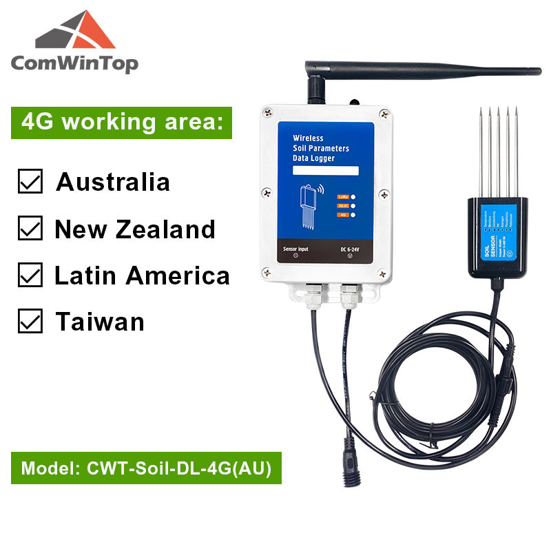 Thumbnail: Low-Power 7-in-1 Soil Sensor with WiFi or 4G Data Transmission