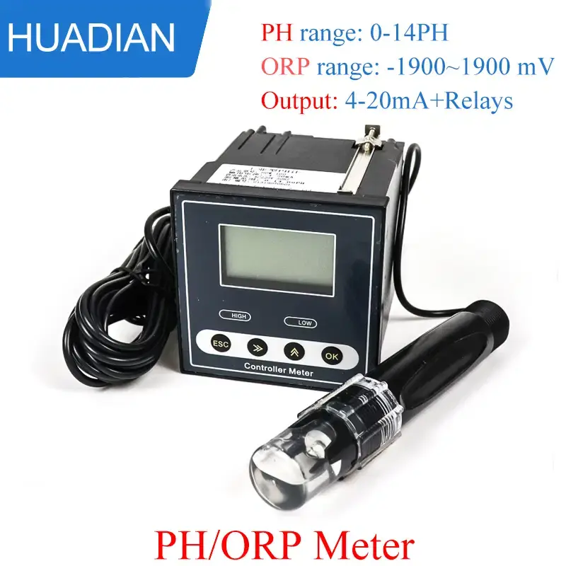 Thumbnail: Online pH Meter & Controller – Wastewater Monitoring with Glass Electrode Sensor