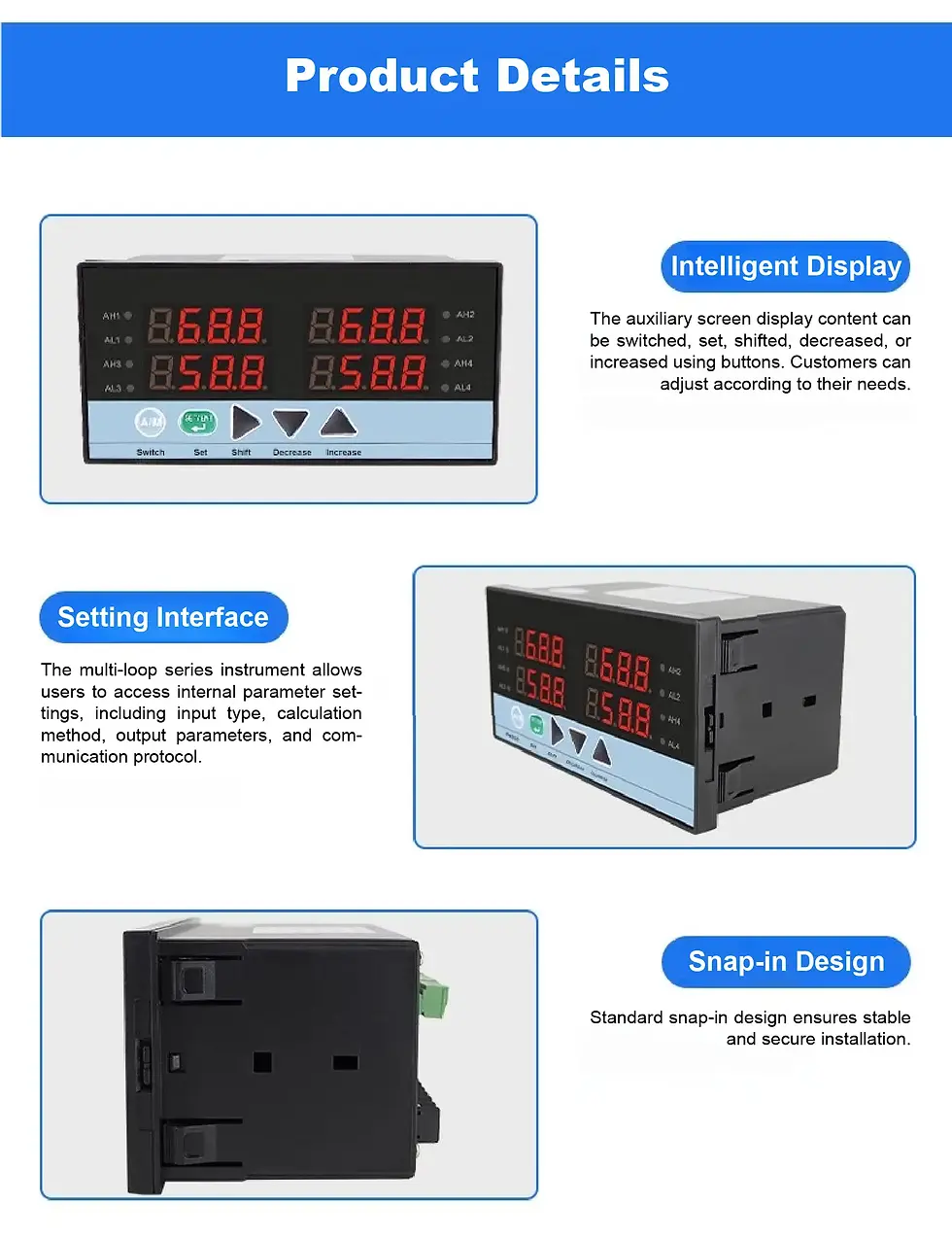 Thumbnail: Universal Signal Input Multi-Channel Temperature & Pressure Controller – PT100