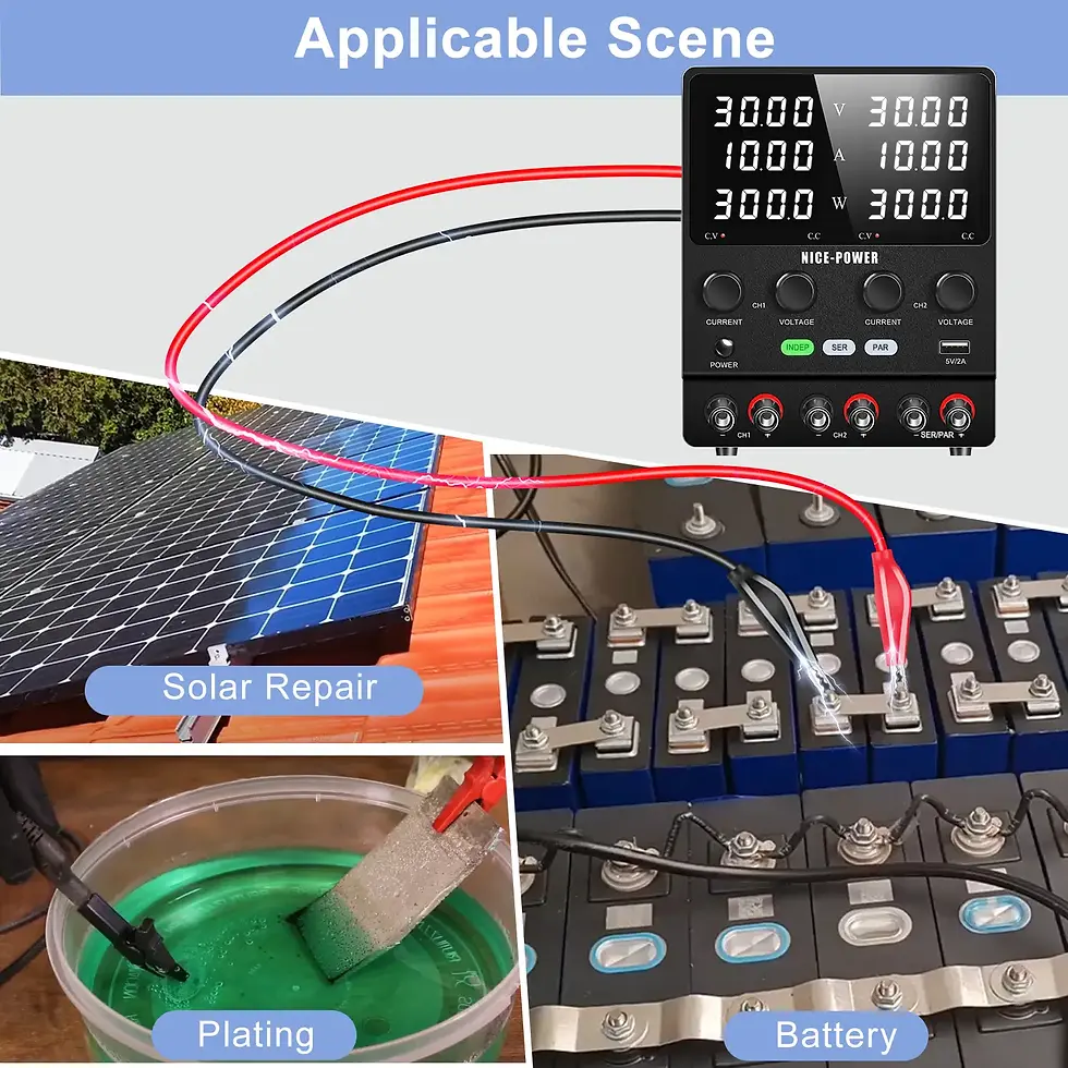Thumbnail: Dual-Channel Programmable DC Bench Power Supply – Series & Parallel, Up to 60V