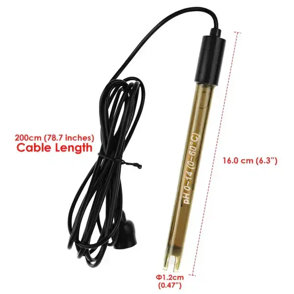 Thumbnail: Replacement pH Electrode Probe – BNC Connector with 2m Cable for Monitoring