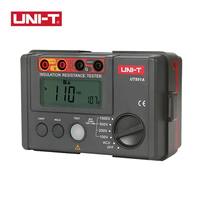 Thumbnail: Digital Insulation Resistance Tester (Megohmmeter) 1000V, Up to 5.5 GΩ