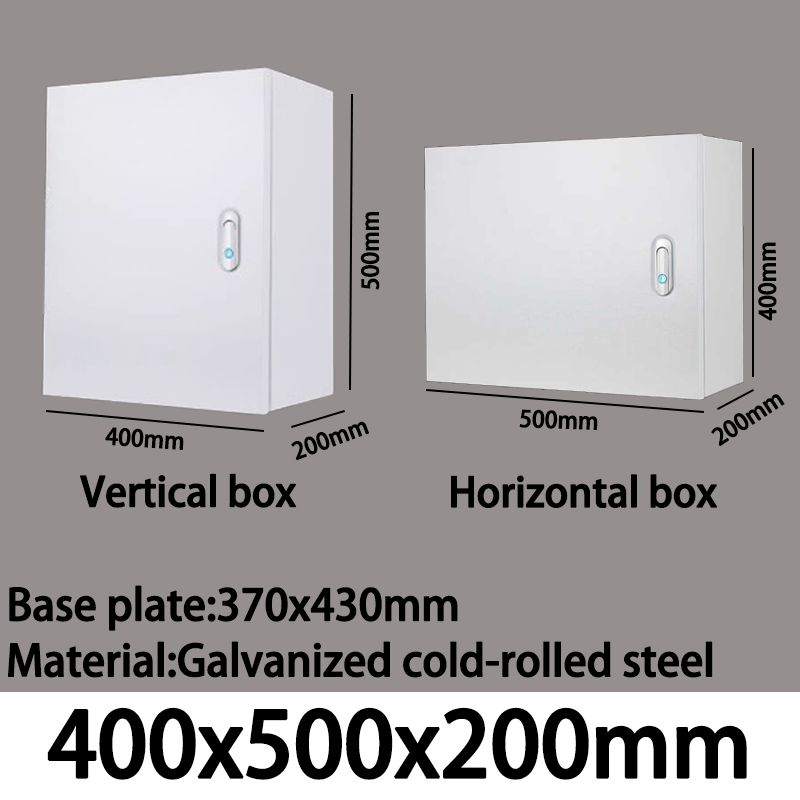 Thumbnail: IP67 Outdoor Waterproof Steel Distribution Box – Cold Rolled Metal Enclosure
