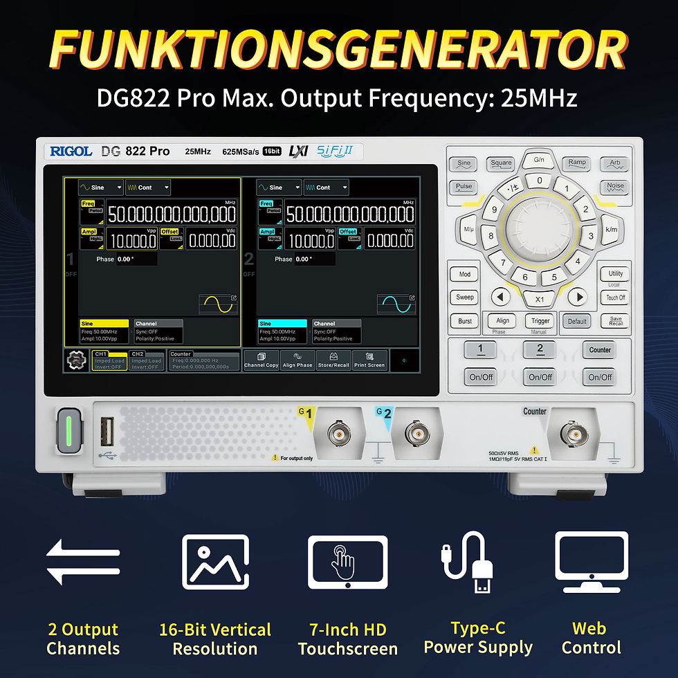 Thumbnail: Pro Function and Arbitrary Waveform Generator 25MHz to 50MHz 625MSa/s 16-bit