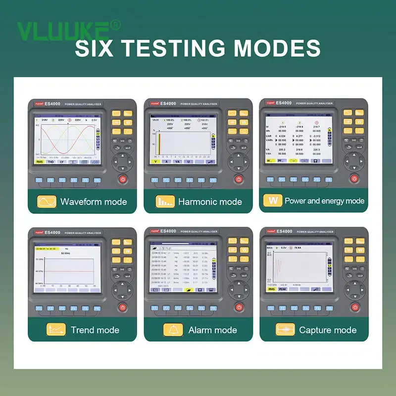 Thumbnail: 4-Channel 3-Phase Power Quality Analyzer with True RMS and Harmonic Analysis