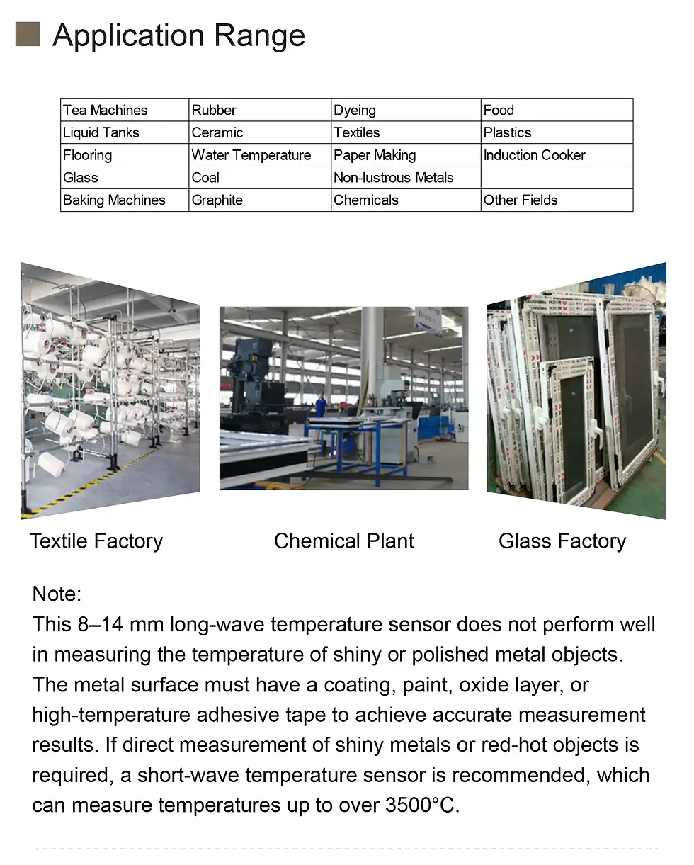 Thumbnail: Industrial Non-Contact Online Infrared Temperature Probe – Analog Output