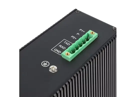 Thumbnail: L2 Managed Industrial DIN-Rail Gigabit Switch – 12× Ethernet + 2× Fiber