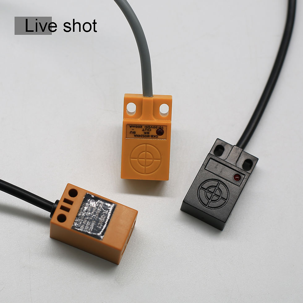 Thumbnail: Inductive Metal Detection Proximity Switch – 4–5 mm Sensing, Square Housing
