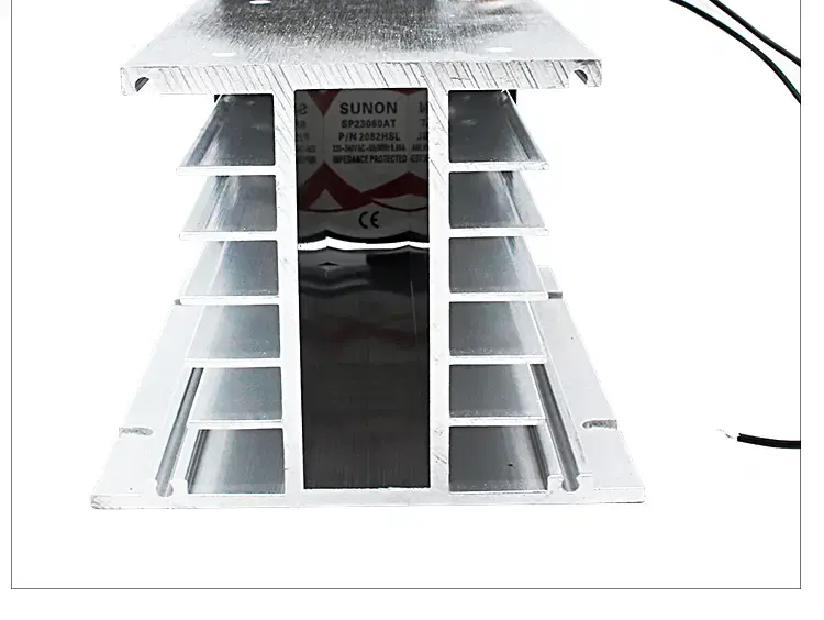 Thumbnail: Heat Sink with Cooling Fan for Solid State Relays – High-Power Thermal Managemen