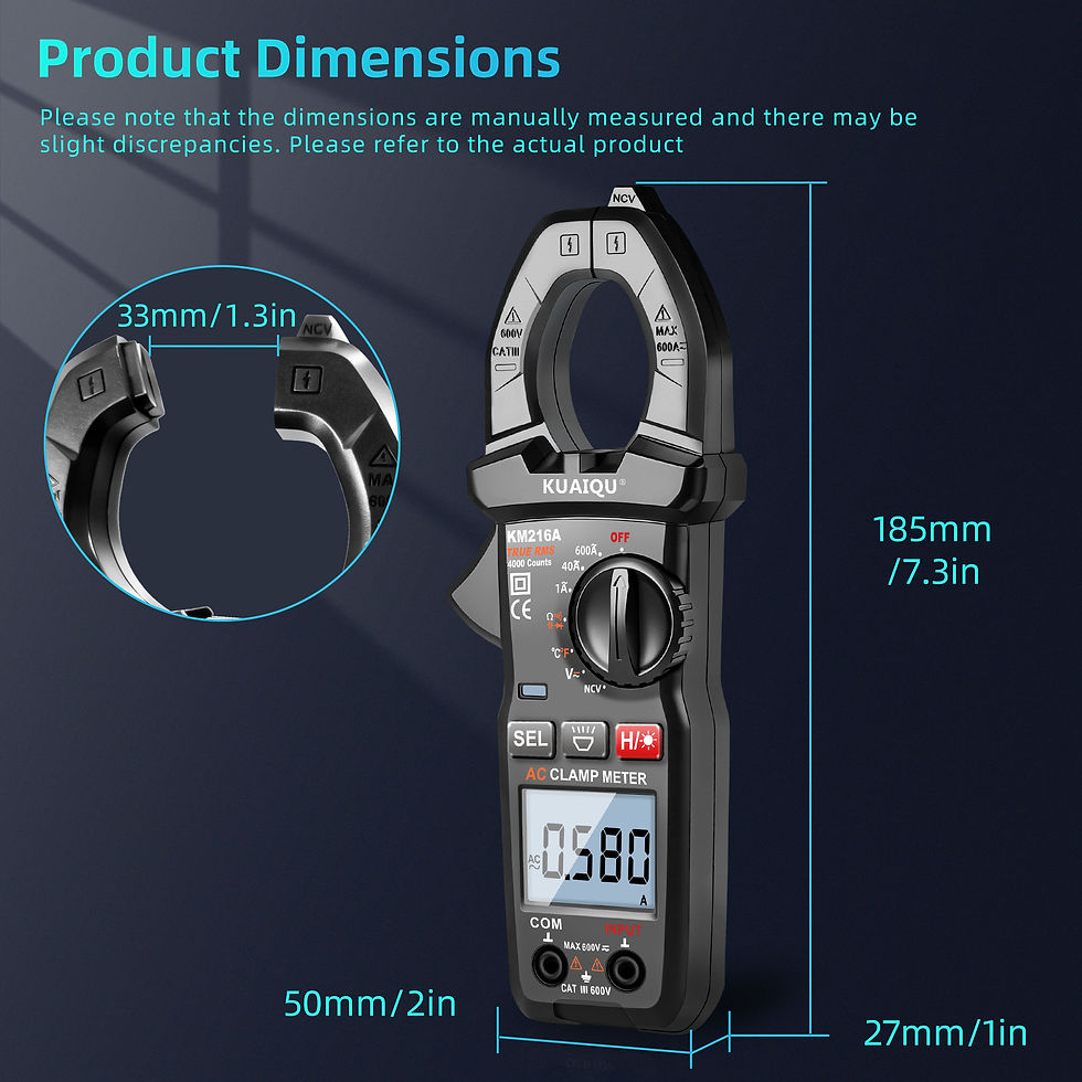 Thumbnail: True RMS Digital Clamp Meter – High Current, VFD & Inrush Measurement