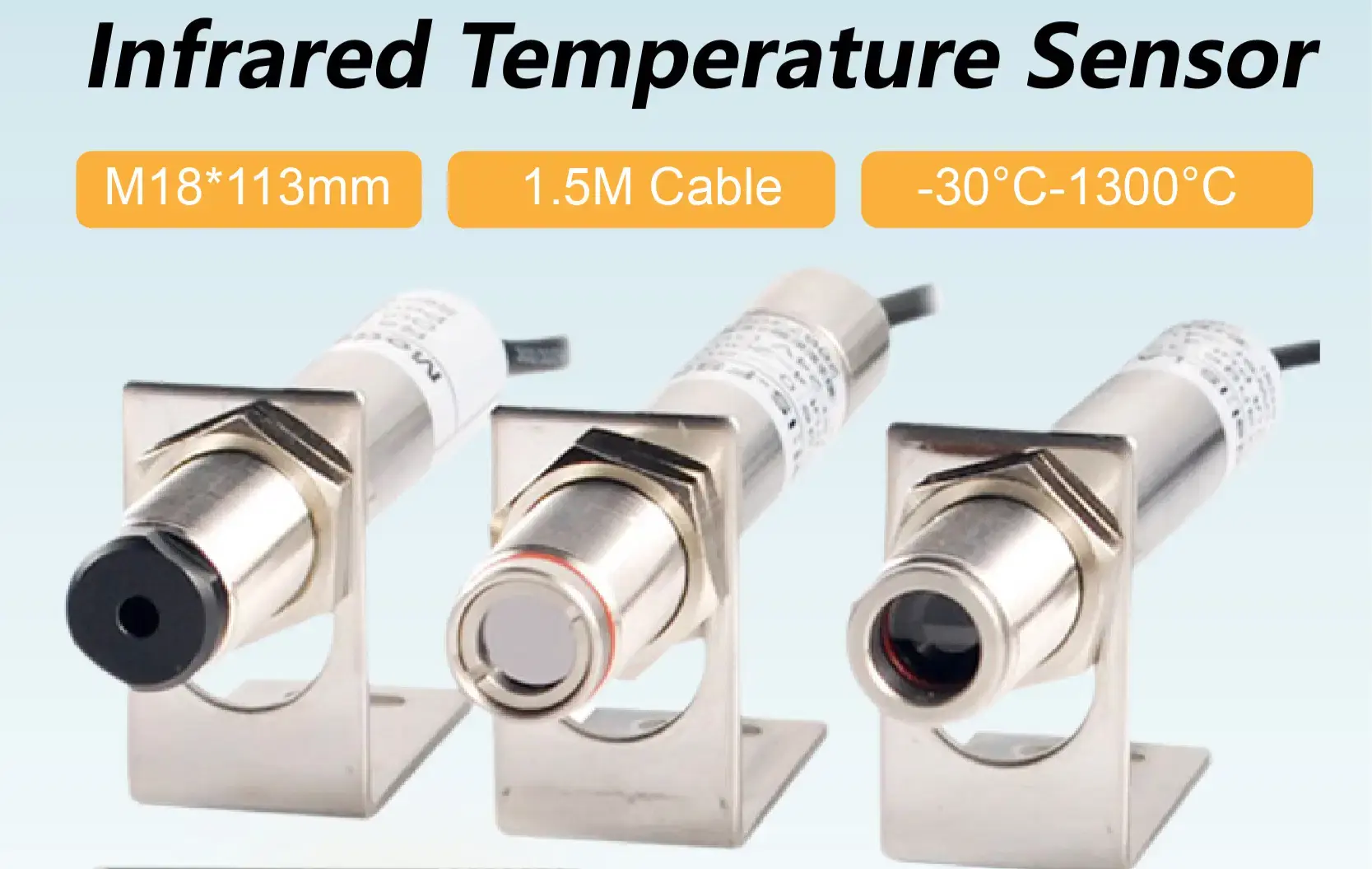 Non-Contact Infrared Temperature Sensor – 4–20 mA / Analogue Output, Industrial