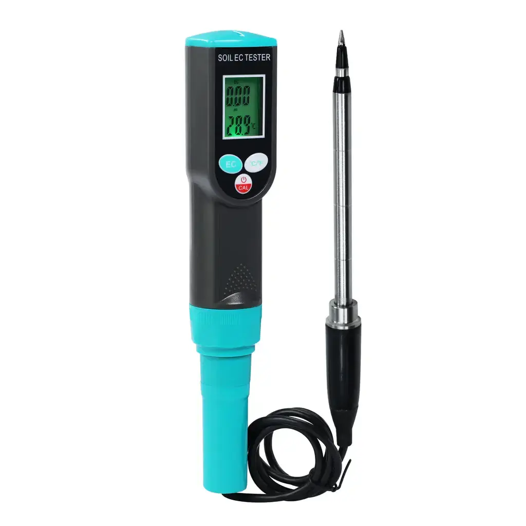 Waterproof Soil EC and Temperature Meter