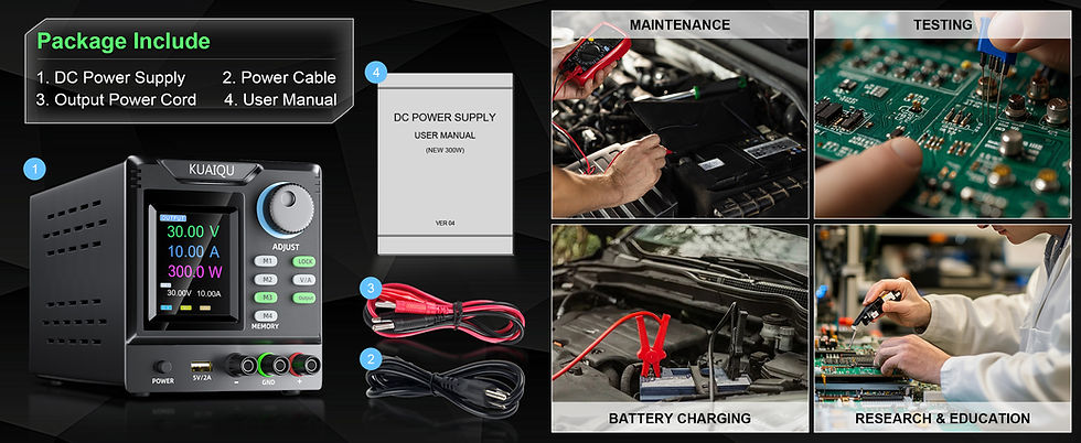 Thumbnail: Programmable DC Bench Power Supply – USB & RS-232 Remote Control