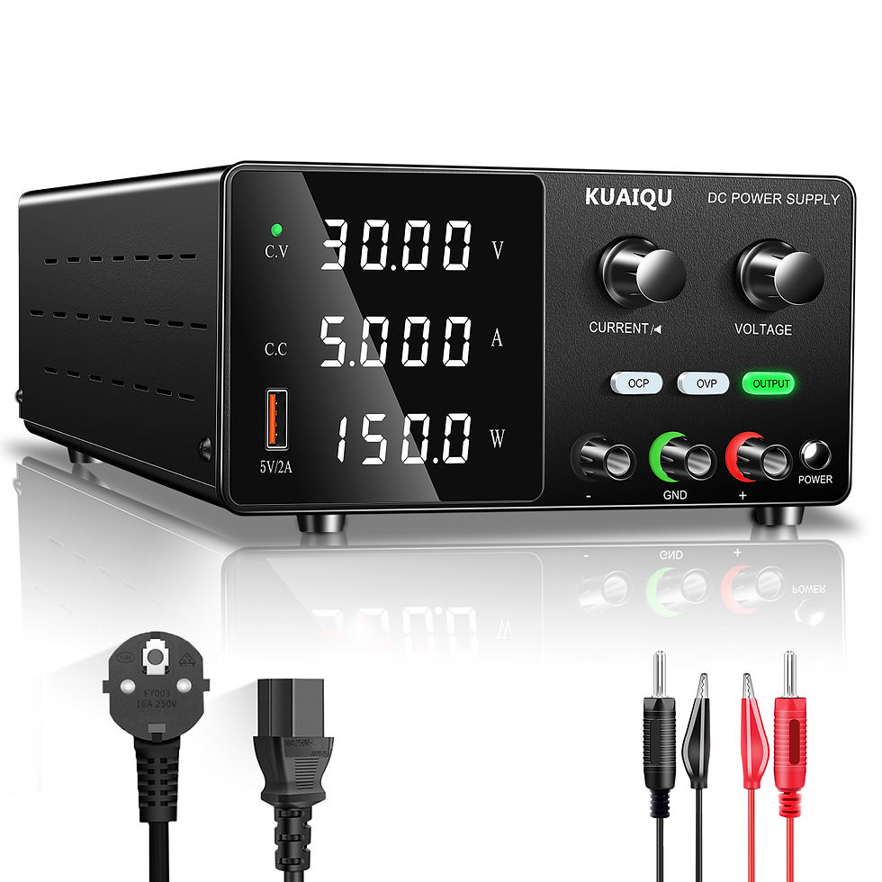 Thumbnail: Adjustable DC Laboratory Power Supply – High Precision, OVP/OCP Protection