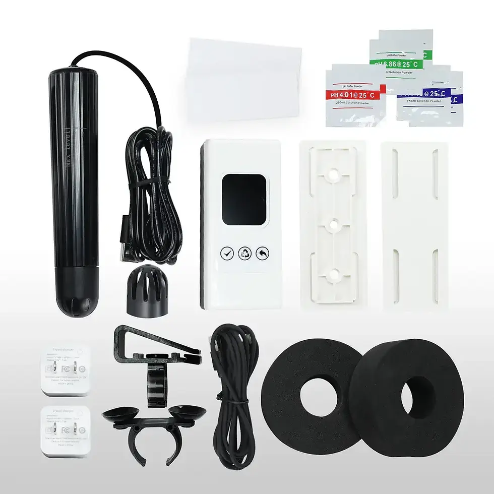 Thumbnail: 7-in-1 WiFi Smart Aquarium Water Quality Monitor – Real-Time pH, TDS, Temp & ORP