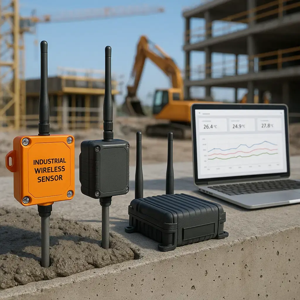 Wireless Concrete Temperature Monitoring Kit – Real-Time Compliance Tracking