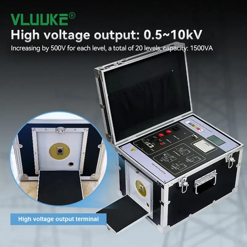 Thumbnail: Adjustable 0.5–10kV Tan Delta Tester – Oil Cup Dielectric Loss Analyser