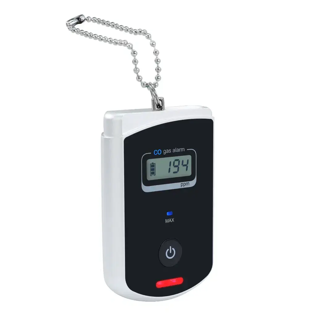 Vehicle Carbon Monoxide (CO) Gas Alarm – Audible & Visual Safety Monitor