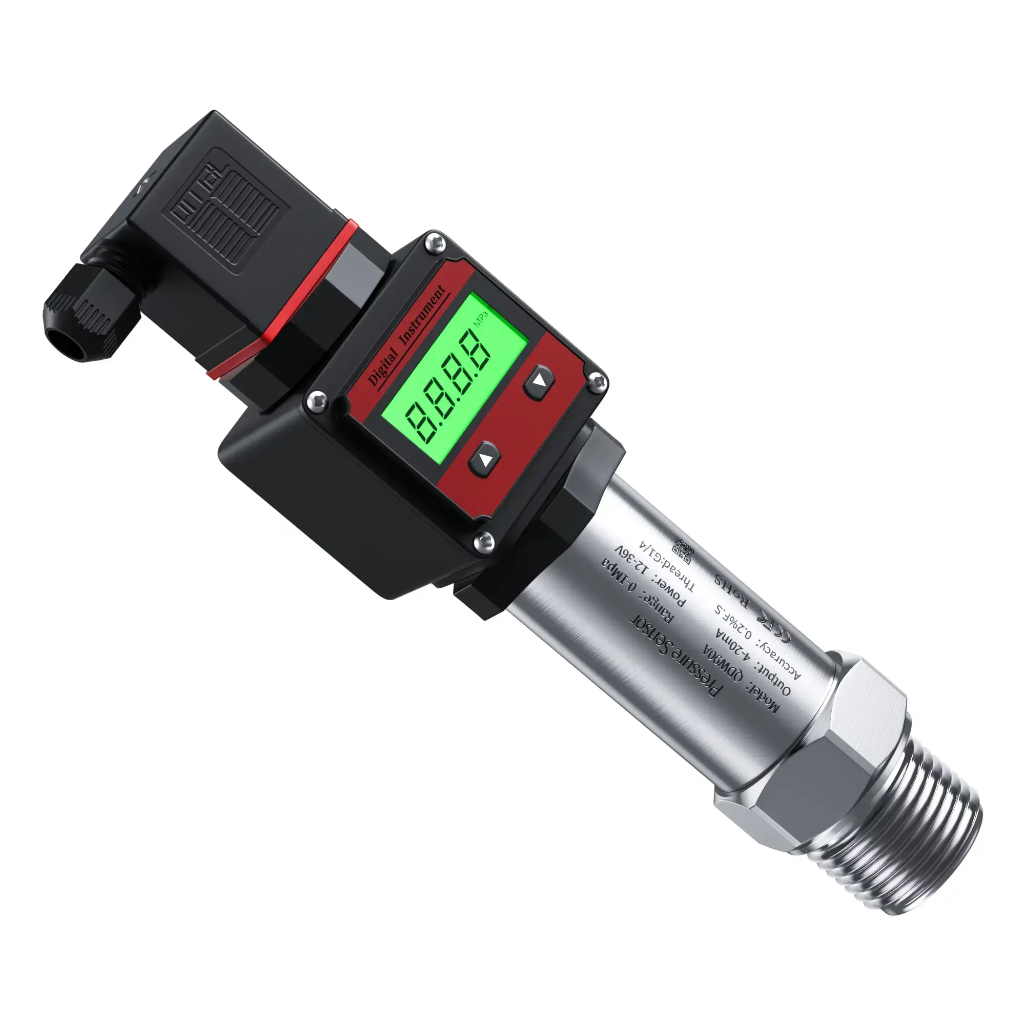 Digital Pressure Transmitter – 4–20mA / RS485 Multi-Output with LCD Display