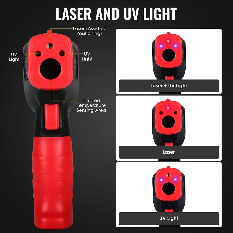 Thumbnail: Infrared Thermometer – Non-Contact Surface & K-Type Thermocouple Measurement