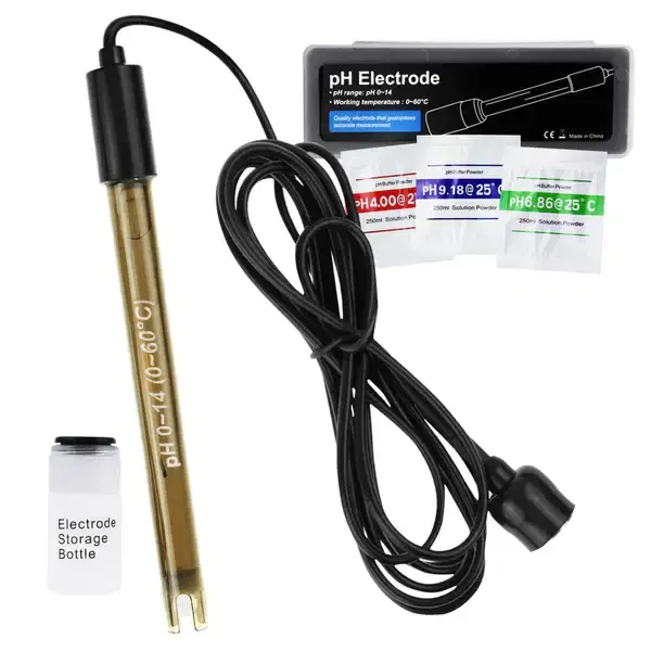 Thumbnail: Replacement pH Electrode Probe – BNC Connector with 2m Cable for Monitoring