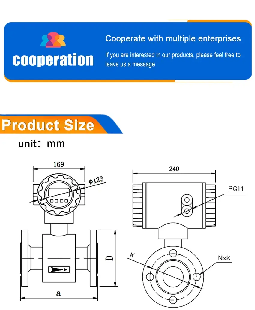 Thumbnail: Electromagnetic Flow Meter – Flanged Type with PTFE Lining for Conductive Liquid