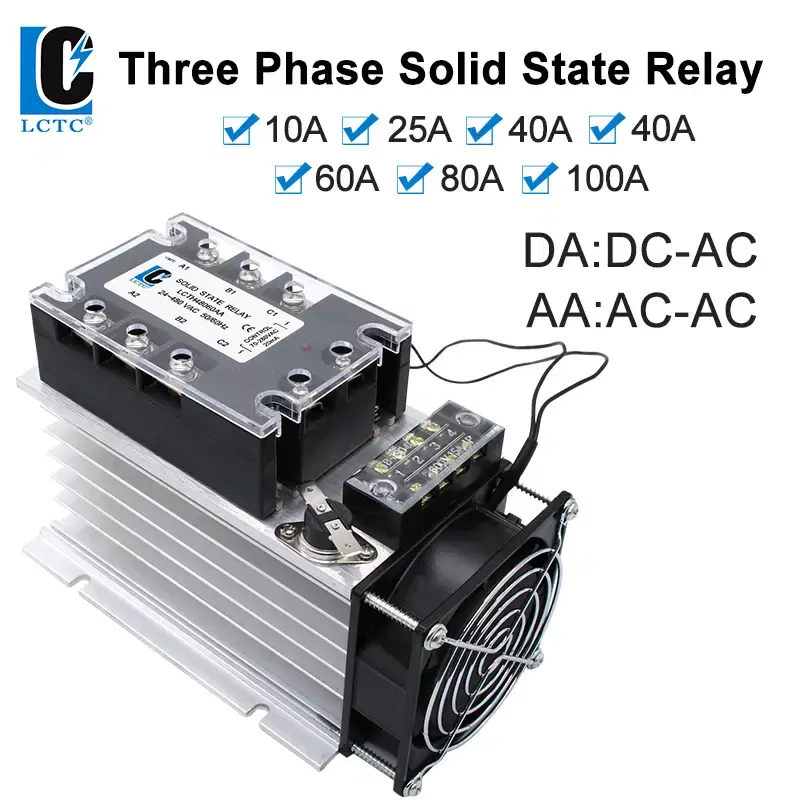 High-Power Solid State Relay (SSR) for AC Load Switching & Protection