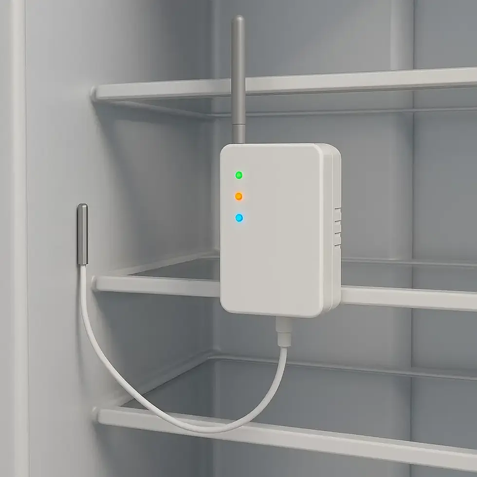 LoRaWAN Wireless Fridge & Freezer Monitoring Sensor with Internal & External Pro