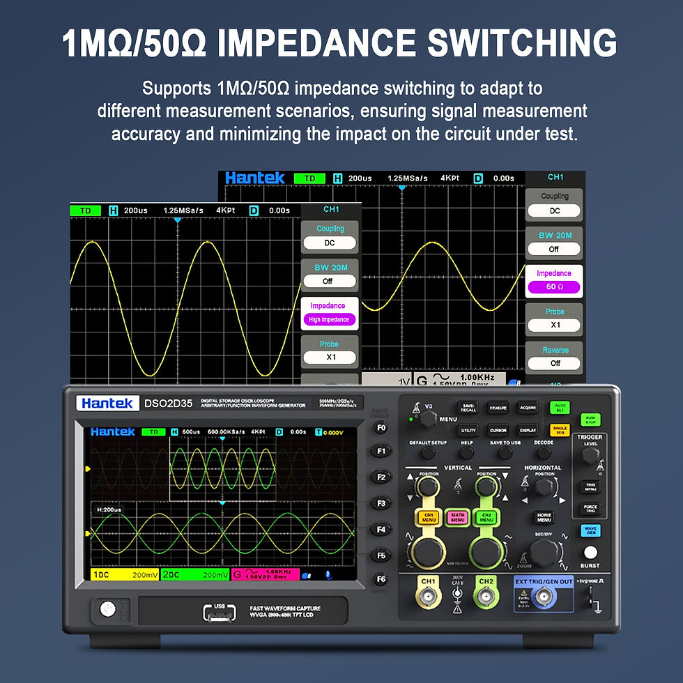 Thumbnail: High-Performance Digital Storage Oscilloscope – 2 Channel, 200–500MHz, 2GSa/s with Protocol Decode