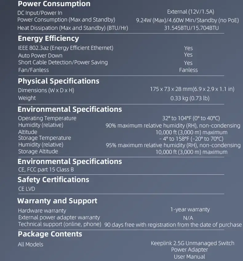 Thumbnail: 9-Port Multi-Gigabit Unmanaged Ethernet Switch with 8 × 2.5G RJ45 and 1 × 10G SF
