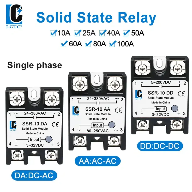 Industrial Solid State Relay (SSR) – Epoxy Encapsulated for Protective Switching