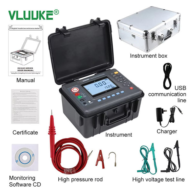 Thumbnail: 10kV / 15kV Digital Insulation Resistance Tester – High Voltage Megohmmeter