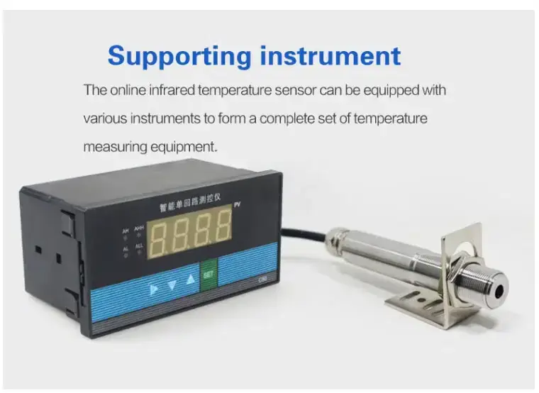 Thumbnail: Industrial Non-Contact Infrared Temperature Transmitter – Stainless Steel