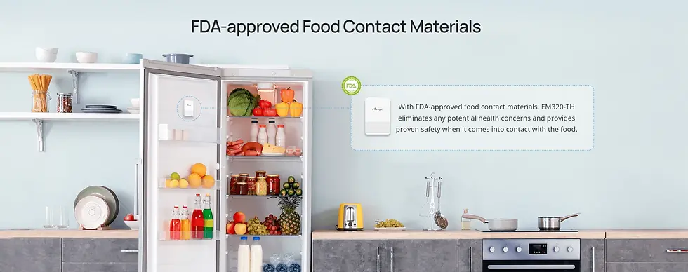 Thumbnail: Milesight EM320-TH LoRa Outdoor IP67 Food Grade Temperature Sensor With NFC