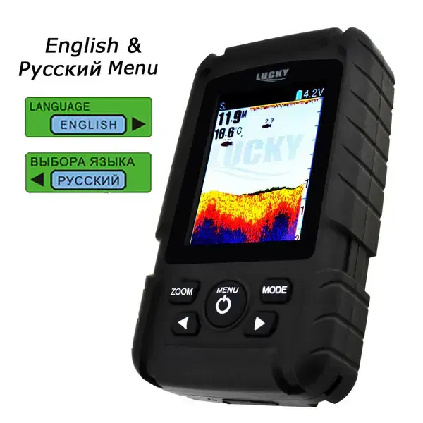 Thumbnail: 2-in-1 LUCKY Fishfinder Wireless/Wired Sensor