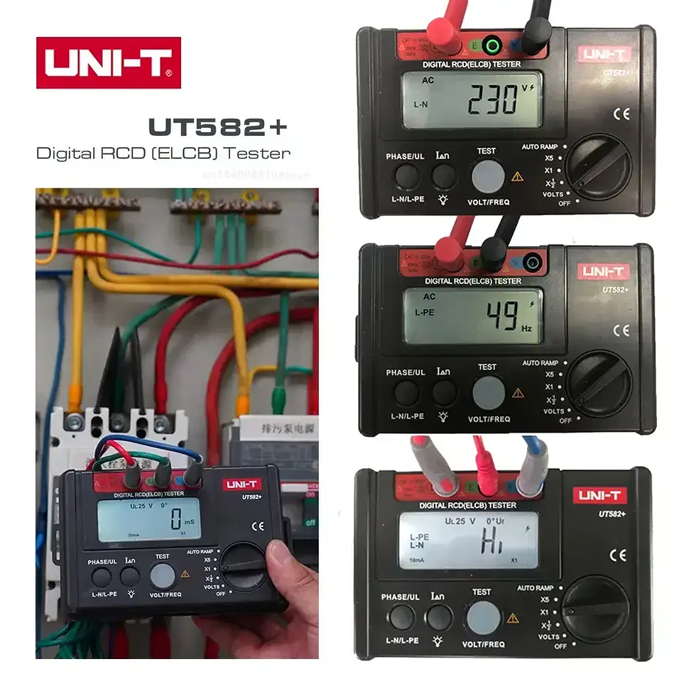 Thumbnail: Digital RCD & ELCB Tester with AUTO RAMP and Trip Time Measurement